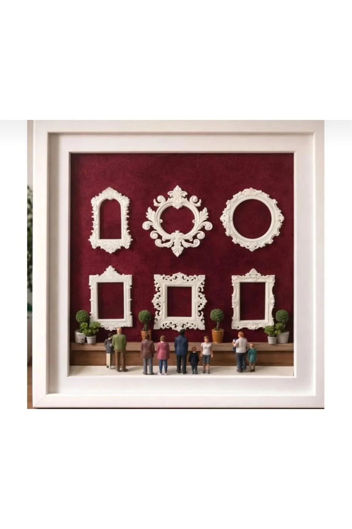 HOUSETREND Mini Çerçeveler 6’lı Ev Dekorasyonu Museum Of Us Sevgililer Günü Mini Müze Dekor
