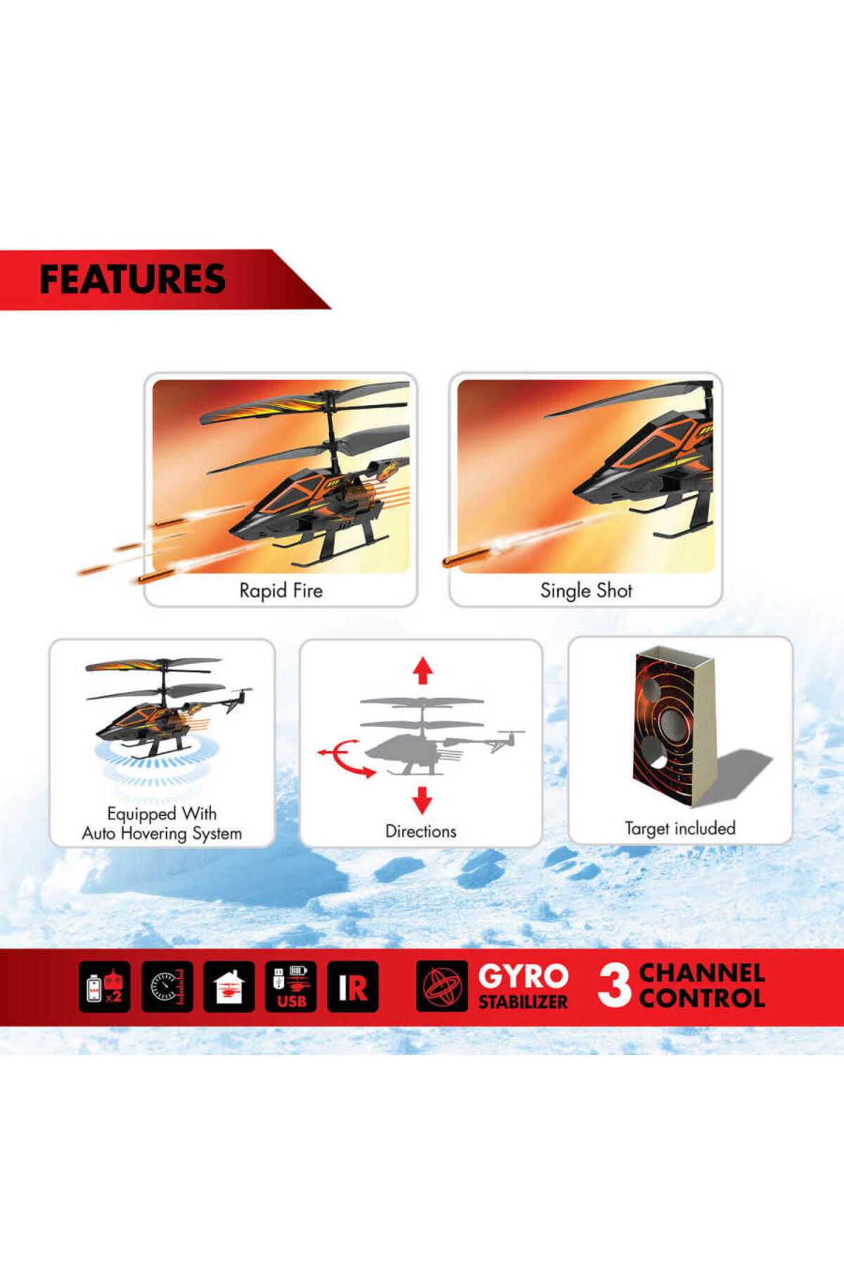 Silverlit Hover Blast Helikopter Sil84567