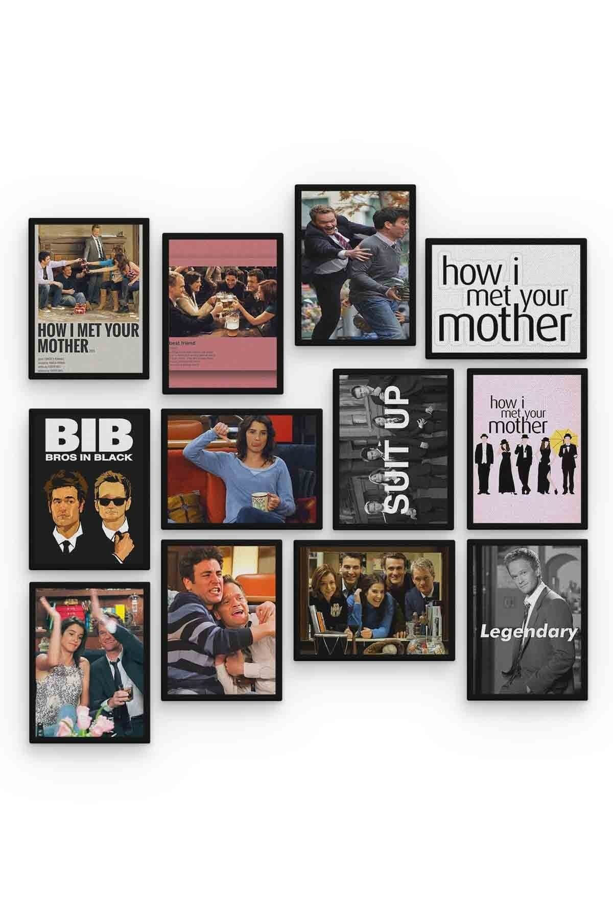 How I Met Your Mother 12 Parça Mdf (ahşap) Tablo Ofis Boyu 