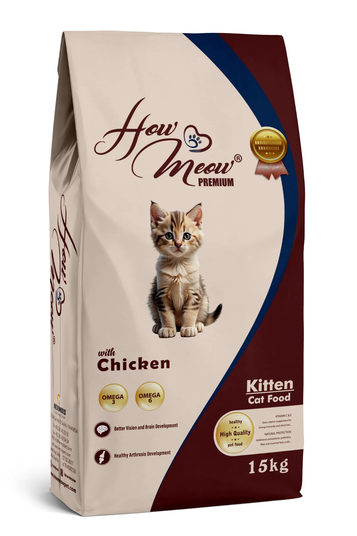 How Meow Yavru Kedi Maması Tavuklu – 15 kg