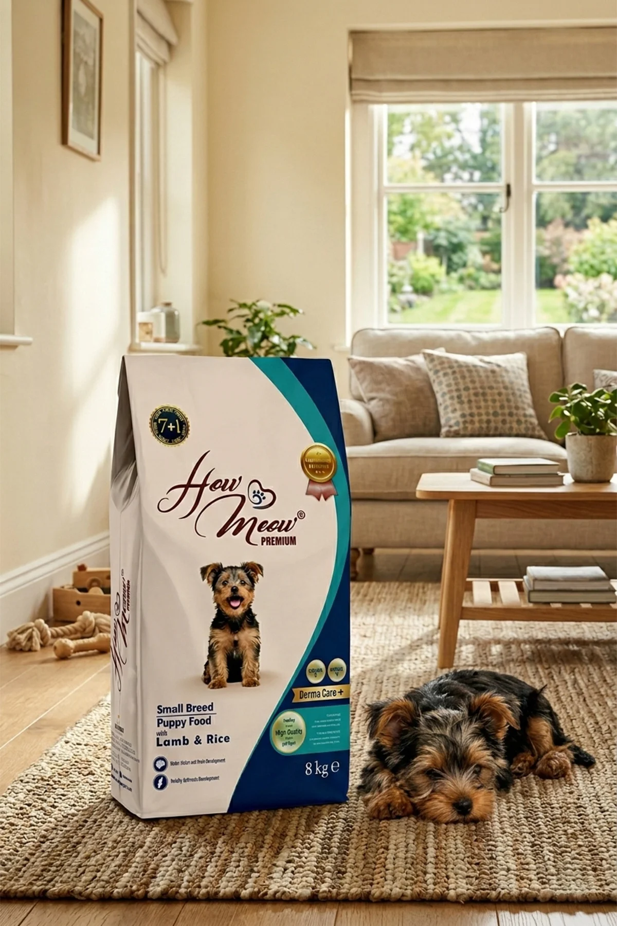 HOW MEOW YAVRU KÖPEK KÜÇÜK IRK KURU MAMASI KUZULU ve PİRİNÇLİ 7+1 KG HOW MEOW YAVRU KÖPEK KÜÇÜK IRK KURU MAMASI KUZULU ve PİRİNÇLİ 7+1 KG Fiyatı, Yorumları ve Özellikleri