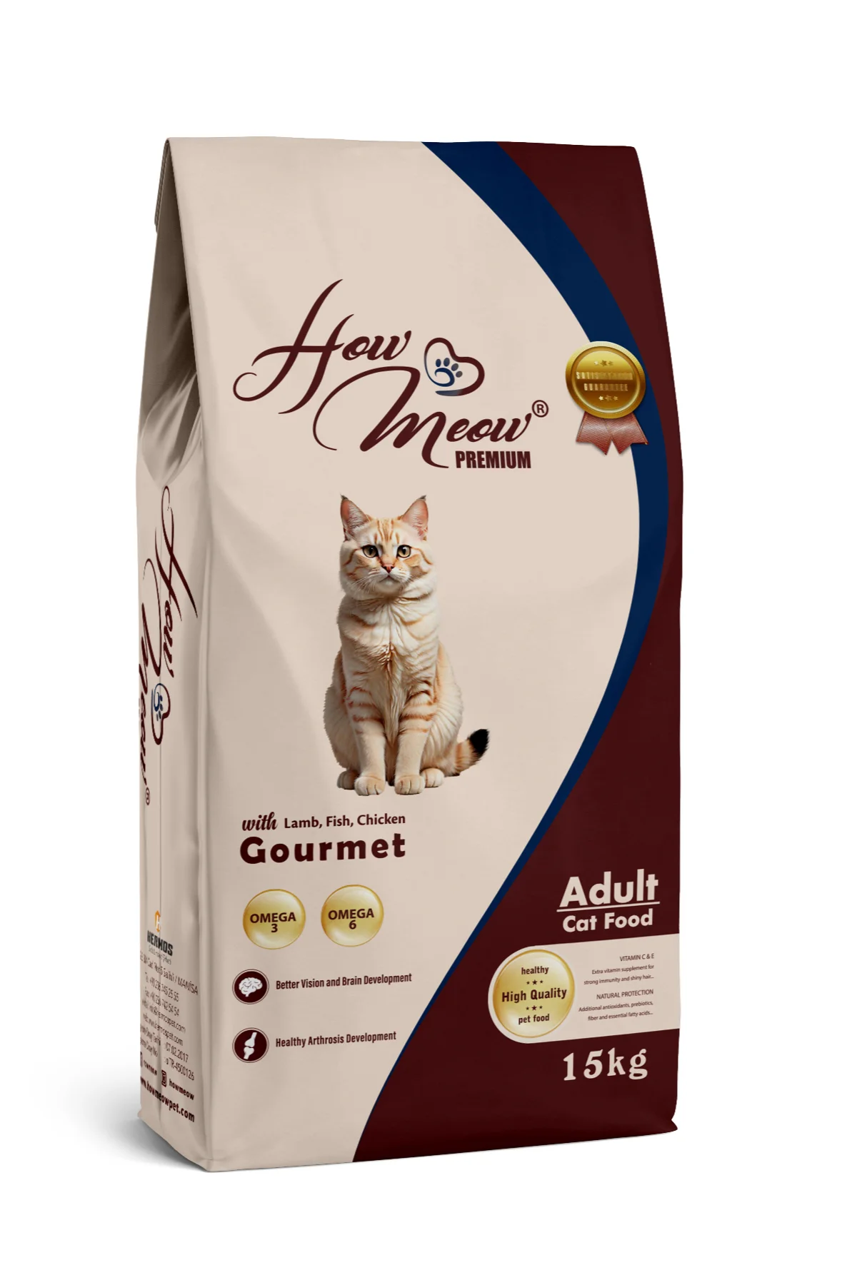 How Meow Yetişkin Kedi Maması Gurme – 15 kg