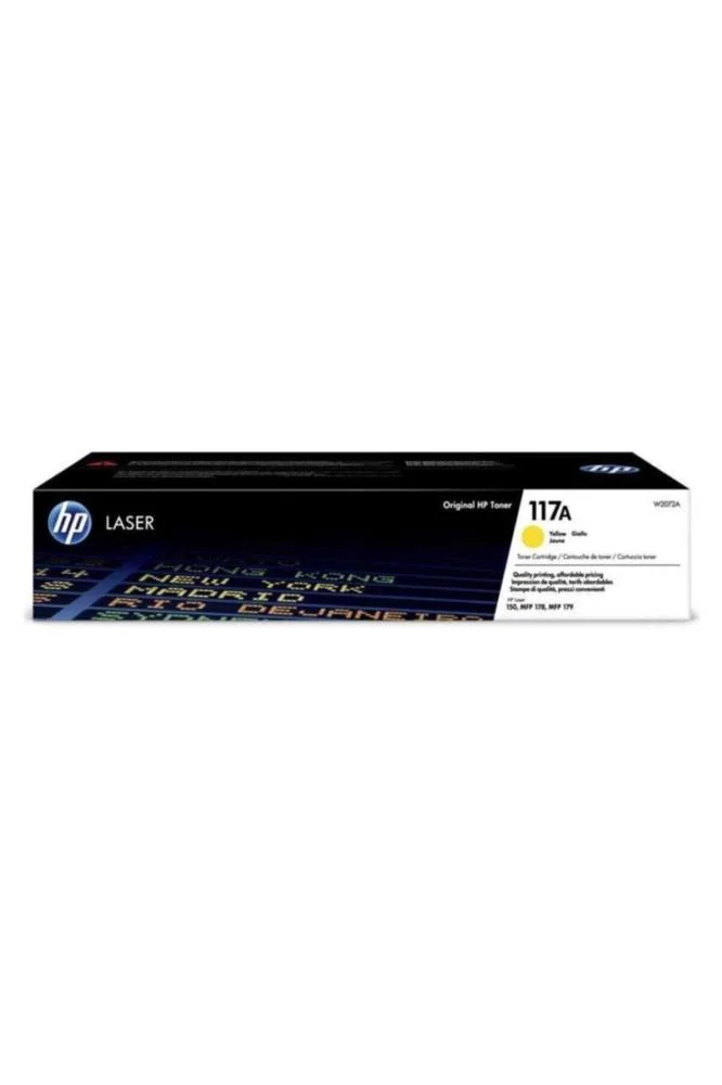 HP 117A Yellow Sarı 700 Sayfa Toner W2072A