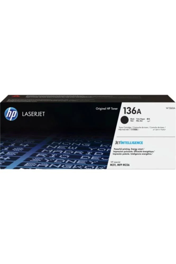 HP 136A Black Siyah 1.150 Sayfa Toner W1360A