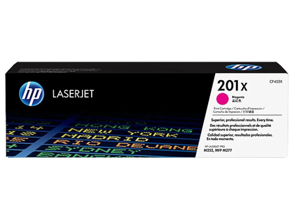 HP 201X Magenta Kırmızı Yüksek Kapasite 2.800 Sayfa Toner CF403X HP 201X Magenta Kırmızı Yüksek Kapasite 2.800 Sayfa Toner CF403X