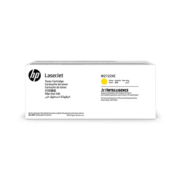 HP 212A SARI ORJİNAL TONER 4500 SAYFA W2122XC
