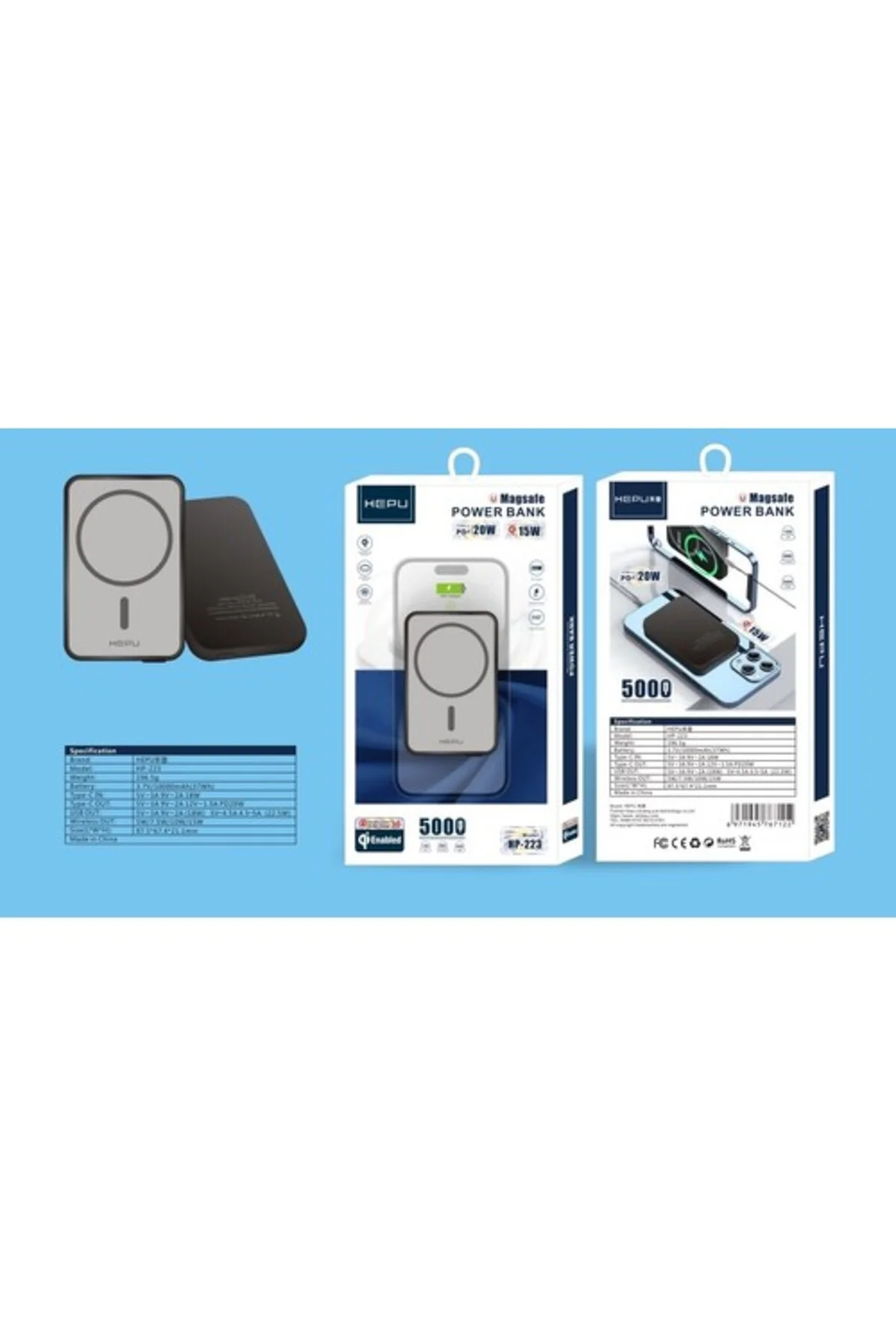 Hp 223 Pd 20w Magsafe Kablosuz 5.000 Manyetik Hızlı Şarj