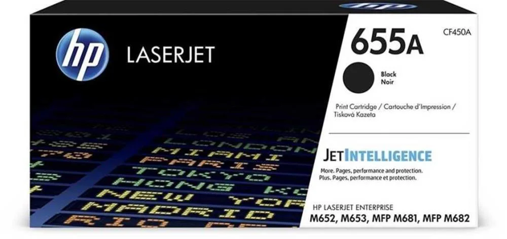 HP 655A Black Siyah 12.500 Sayfa Toner CF450A HP 655A Black Siyah 12.500 Sayfa Toner CF450A