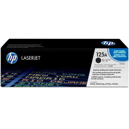 HP CB540A SİYAH ORJİNAL TONER (125A) HP CB540A SİYAH ORJİNAL TONER (125A)