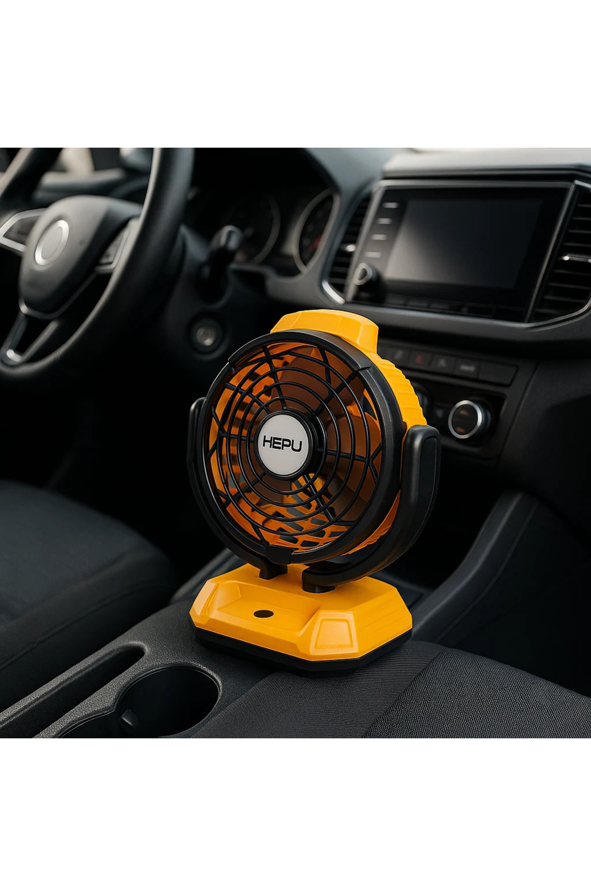 Hepu Hp F878 | 7200 Mah Bataryalı Taşınabilir Fan – Led İşıklı, Kamp V