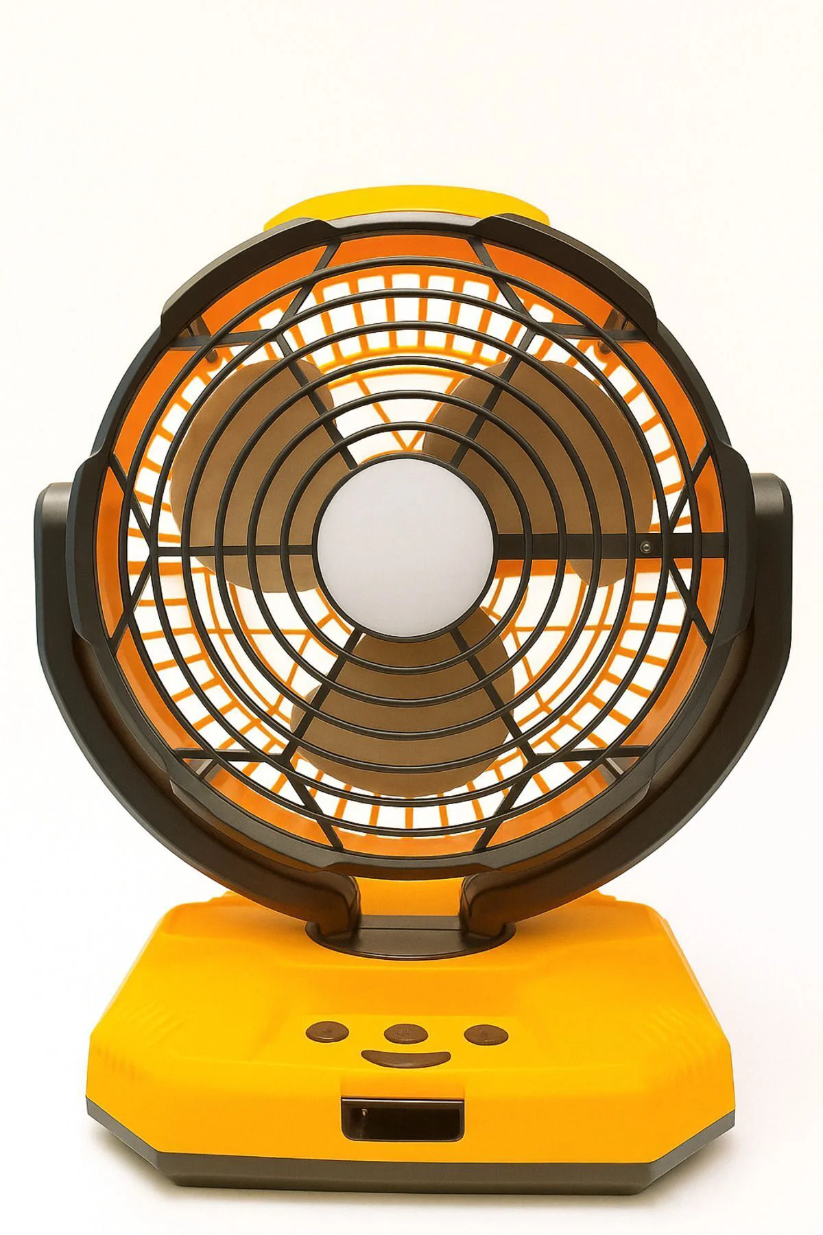 HP F878 | 7200 mAh Bataryalı Taşınabilir Fan – LED Işıklı, Kamp v