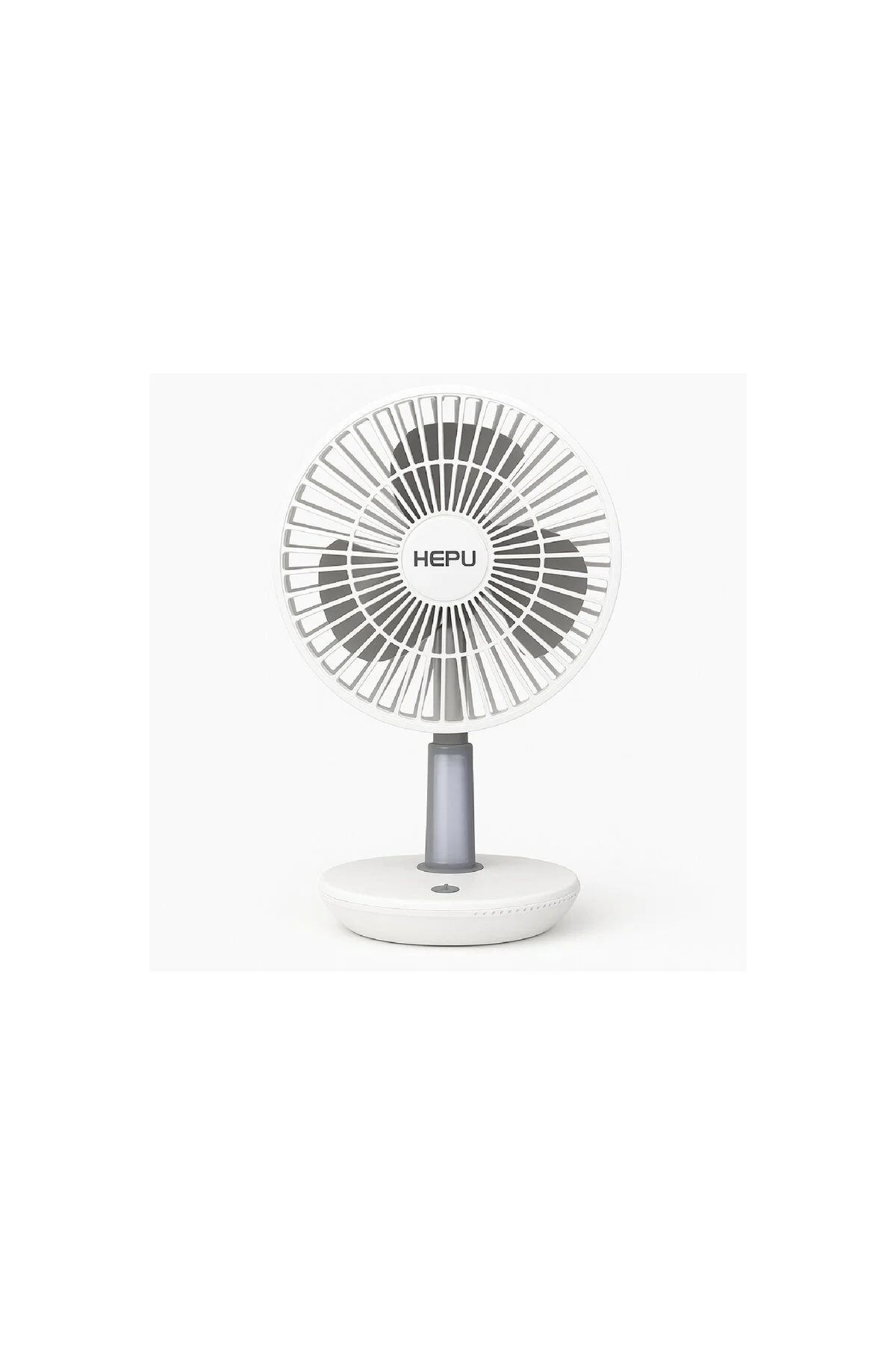 HP-F880 Şarjlı Masaüstü Fan 4000mAh LED Işıklı Kablosuz Type-C Fan