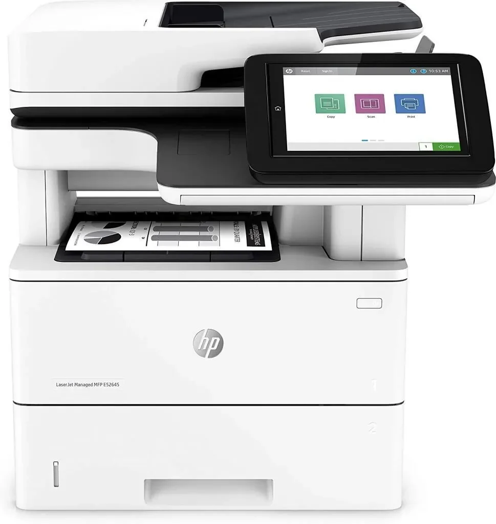 HP LaserJet Managed MFP E52645dn Printer