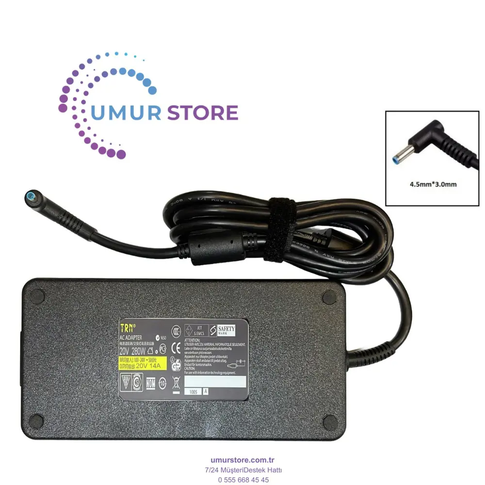 Hp M34603-001 4.5x3.0mm Notebook Adaptörü Hp M34603-001 4.5x3.0mm Notebook Adaptörü