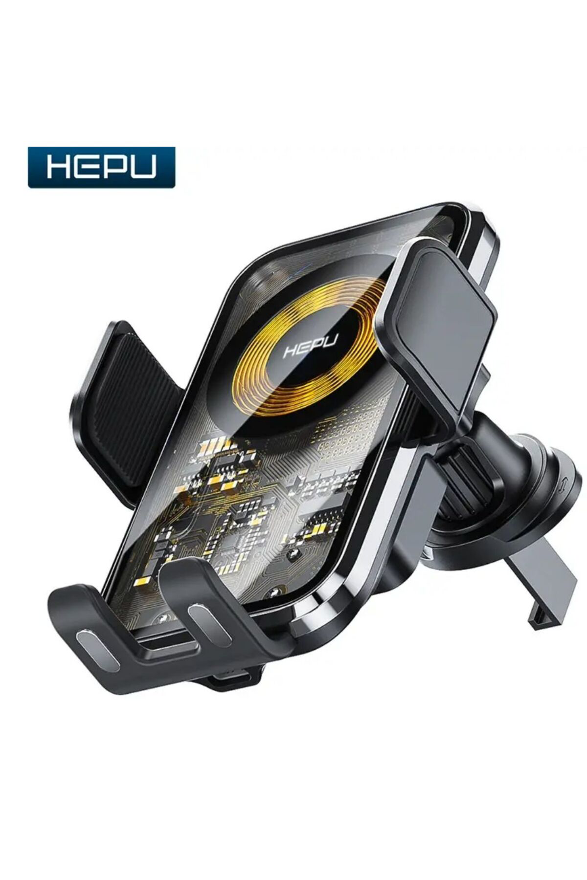 Hepu Hp-W06 15W Kablosuz Şarj Ve Araç İçi Torpido Üstü- Petek Telefon