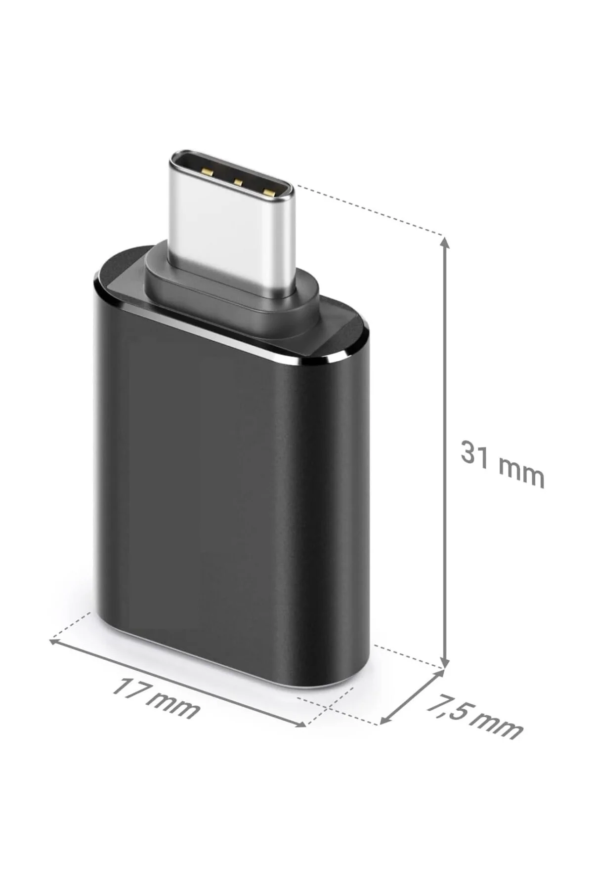 HP-Z04 Metal USB-C 3.1 Type C to USB 3.0 Type A Dişi Çevirici Hub