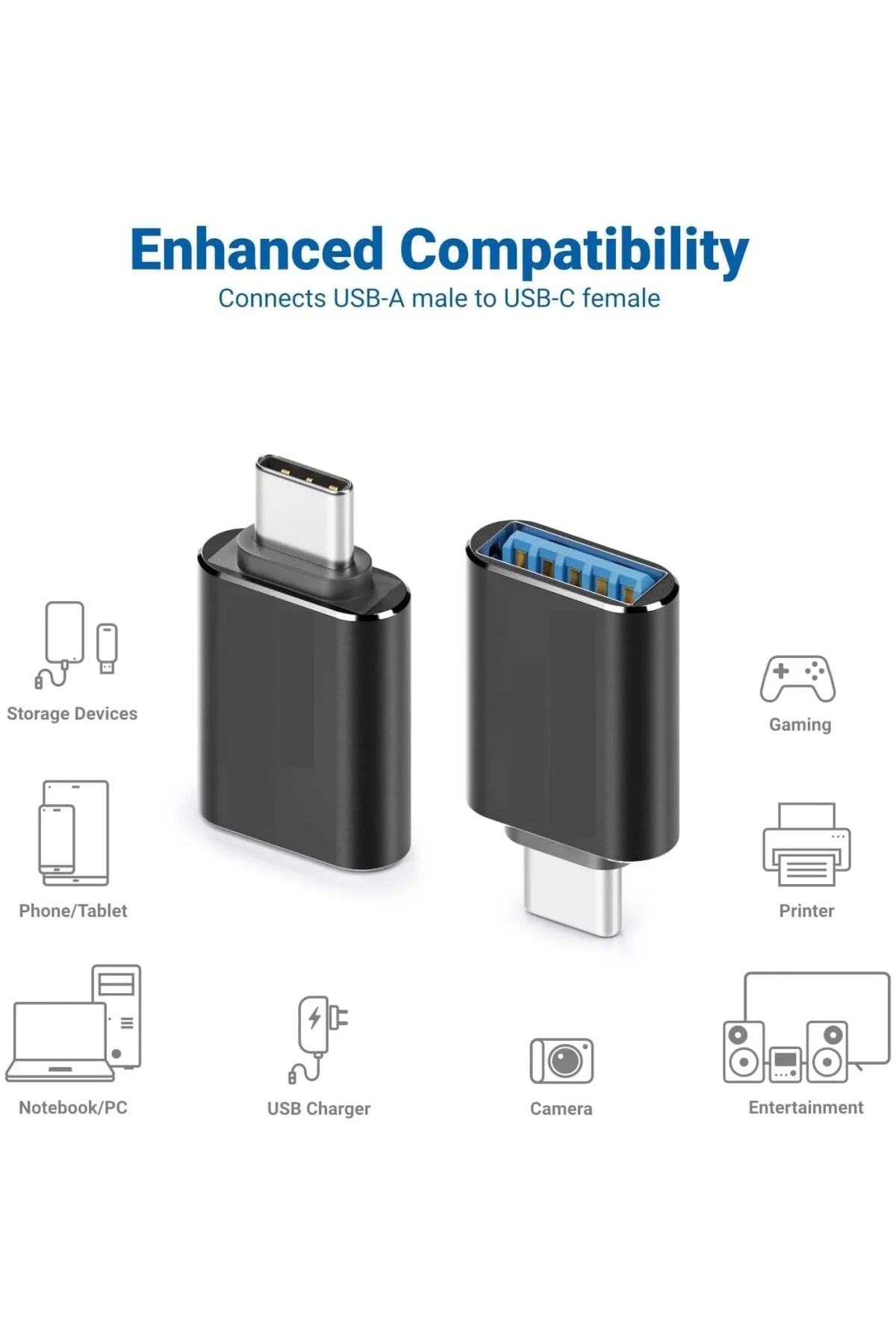 HP-Z04 Metal USB-C 3.1 Type C to USB 3.0 Type A Dişi Çevirici Hub