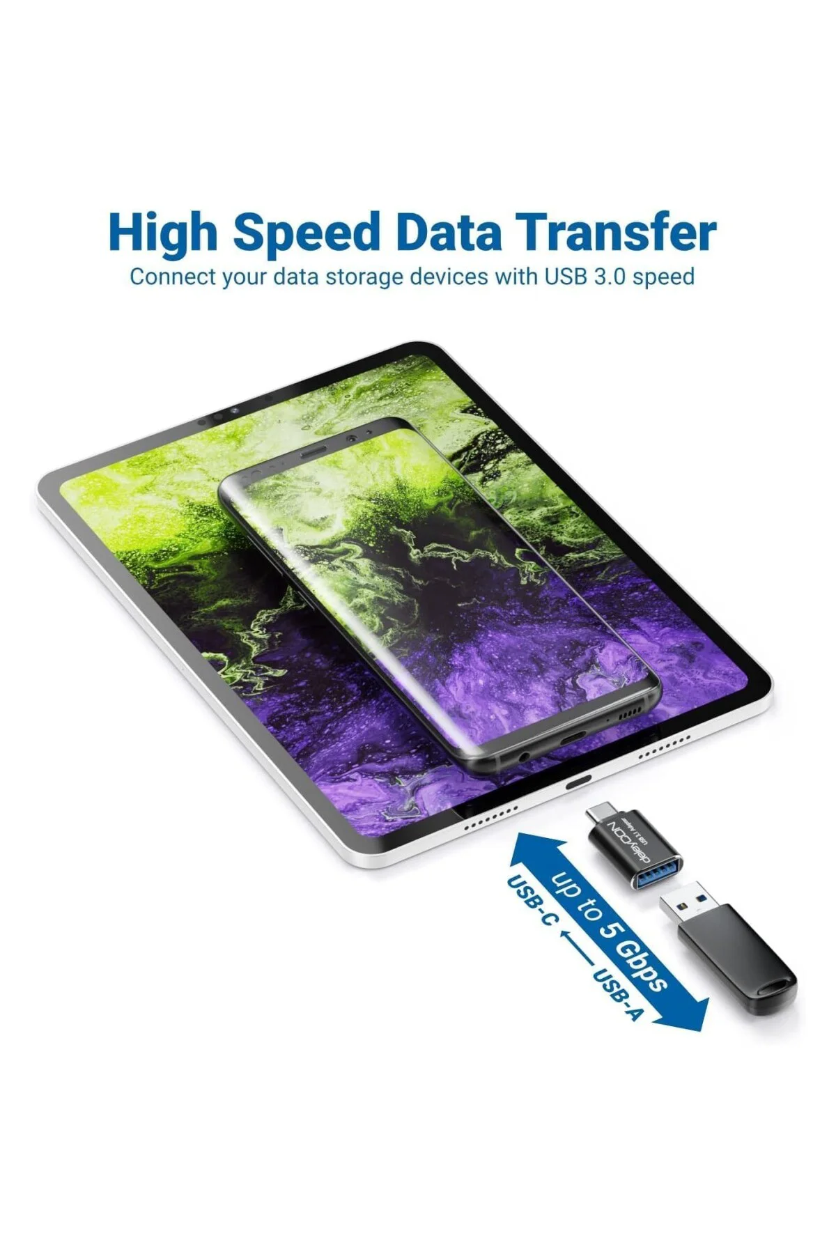 HP-Z04 Metal USB-C 3.1 Type C to USB 3.0 Type A Dişi Çevirici Hub