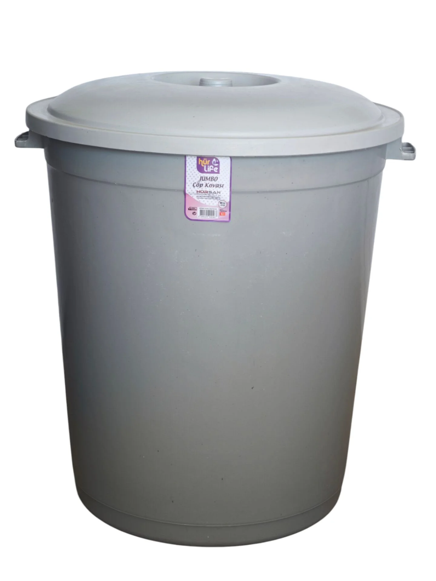 HP046   Hür Life Plastik Çöp Kovası 90lt - Jumbo