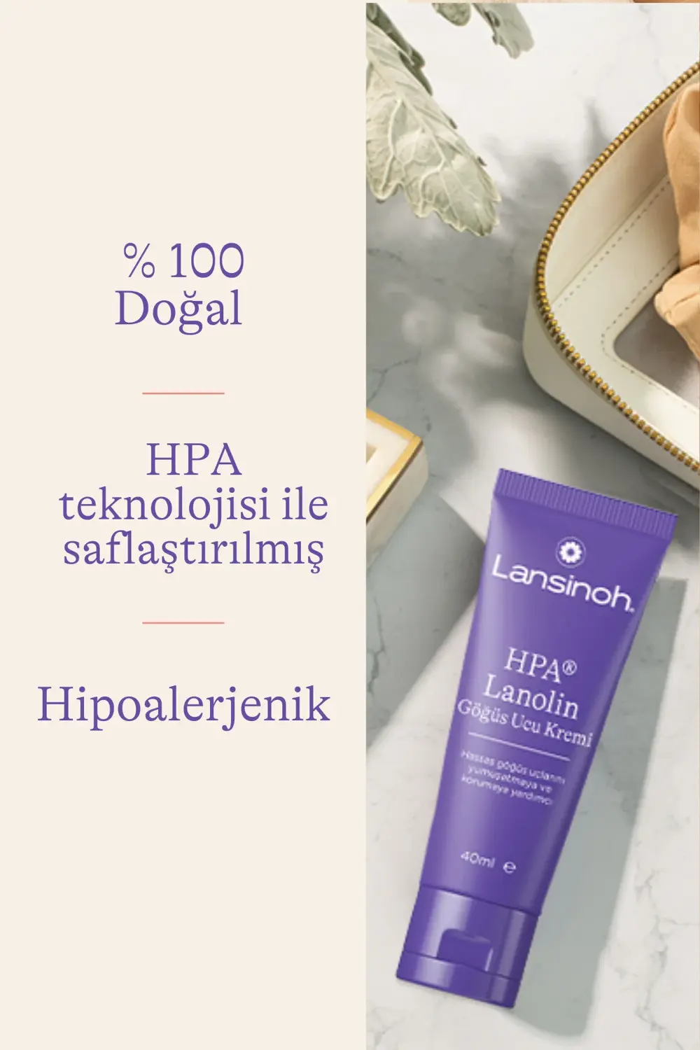 HPA® Lanolin Göğüs Ucu Kremi 40 ml