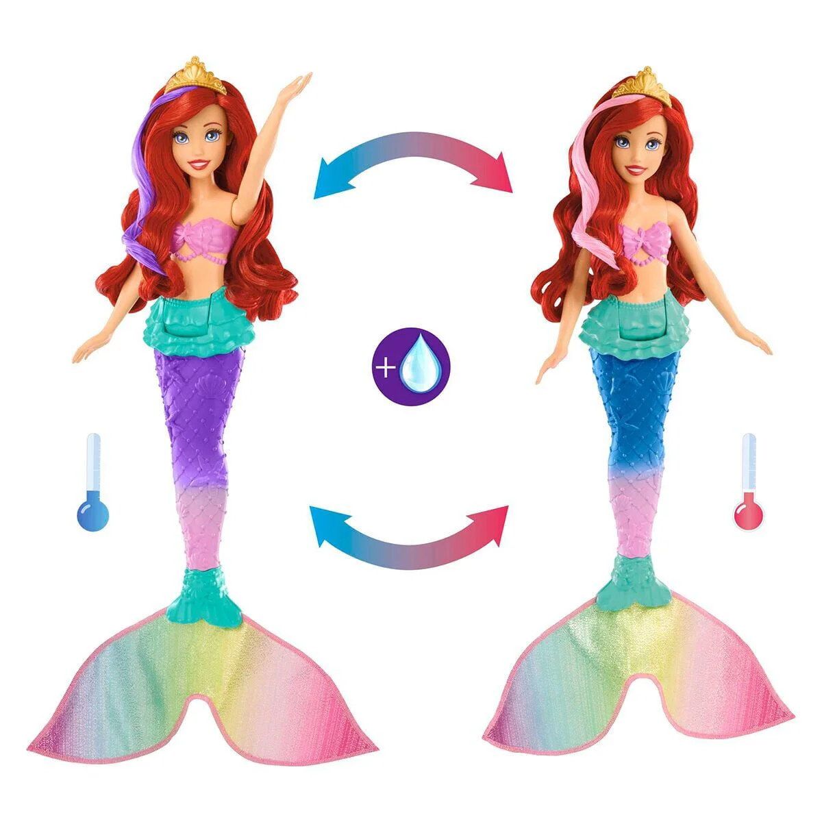 HPD43 Disney Prensesi  Yüzen ve Renk Değiştiren Küçük Deniz Kızı Fiyatı, Yorumları ve Özellikleri