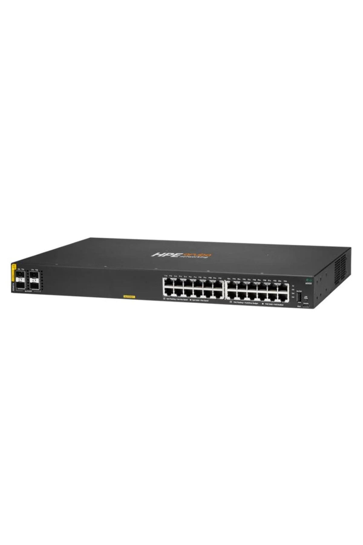 Hpe R8N87A 6000 24 Port Gigabit+4X1Gb Sfp Yönetilebilir 370W Poe 