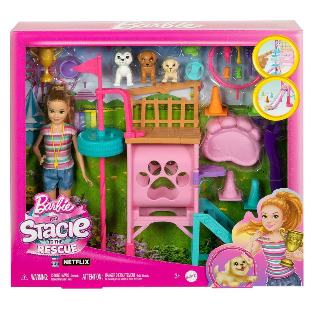 HRM10 Stacienin Köpekçik Oyun Parkı - Barbie and Stacie To The Re