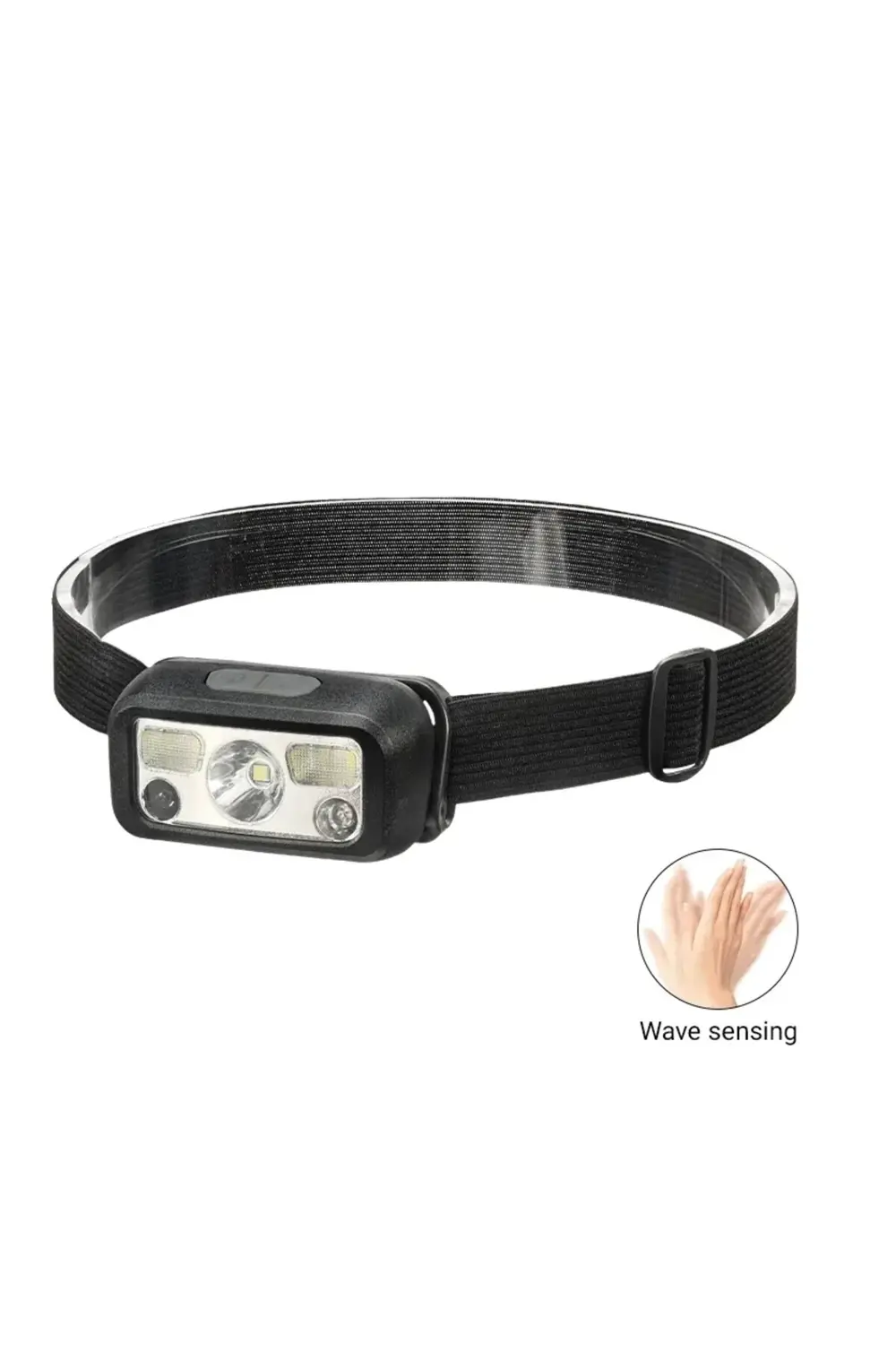 Hs-43 Sensörlü Şarjlı Type-c Çok Amaçlı Kırmızı Işıklı Kafa Lamba