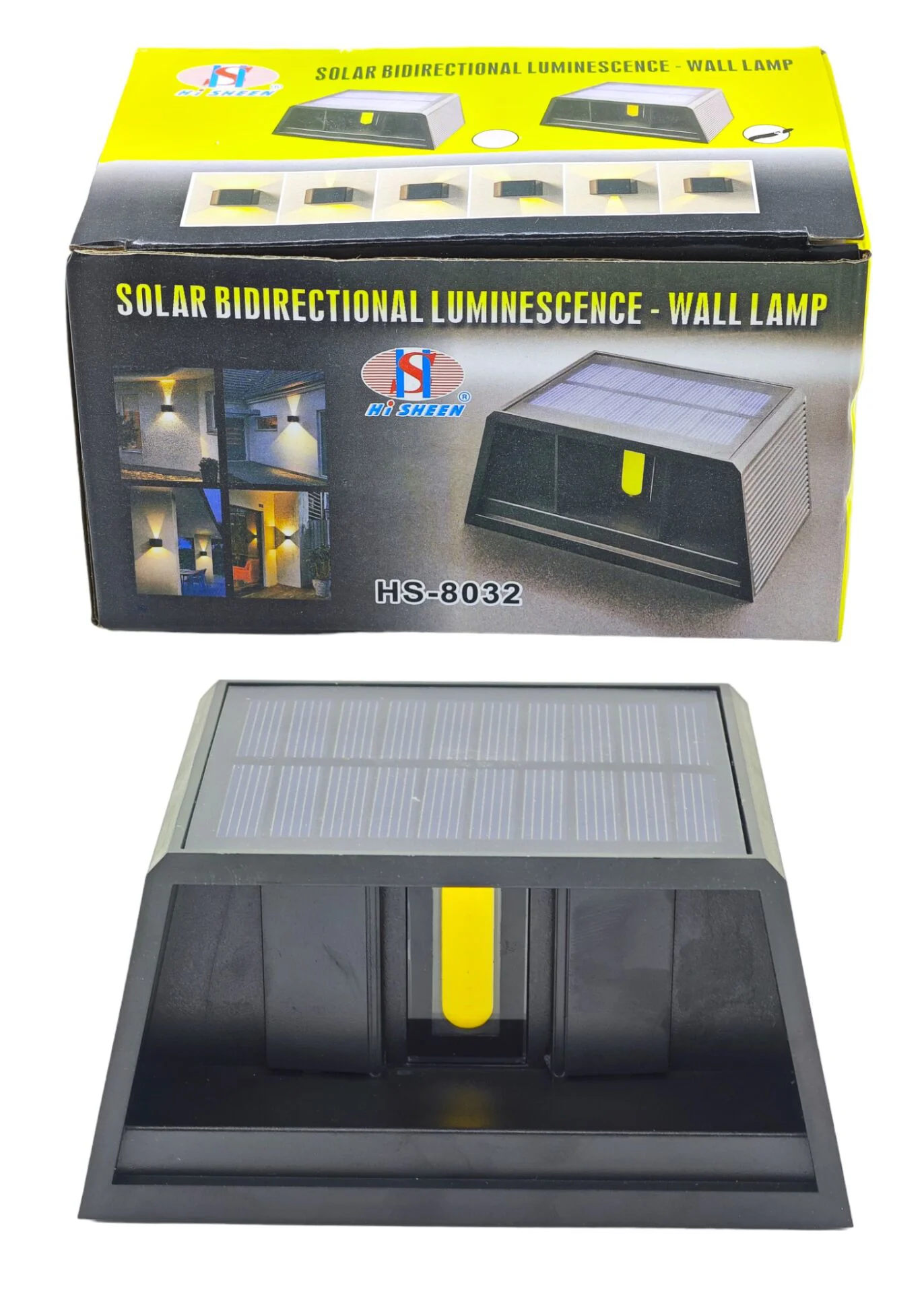 Hs-8032   Solar Şarjlı Duvar Aydınlatması