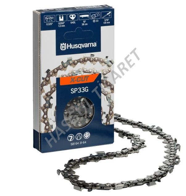 Hsgl  Ağaç Kesim Motorlu Husqvarna 3/8 36 Diş Orjinal Zincir