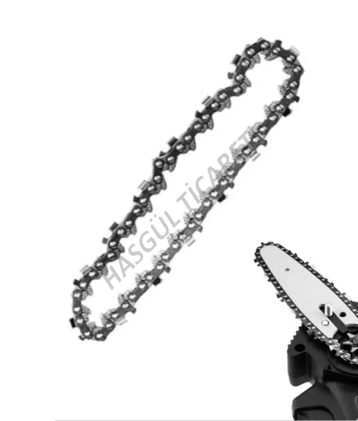 Hsgl  Akülü El Testeresi 1/4 Ayak 14 Diş Zincir Şarjlı Budama Zinc