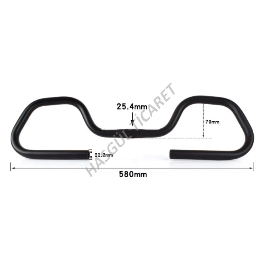 Hsgl Bisiklet Alüminyum Gidon Siyah Kelebek Tur Bisikleti 25.4 G Hsgl Bisiklet Alüminyum Gidon Siyah Kelebek Tur Bisikleti 25.4 G