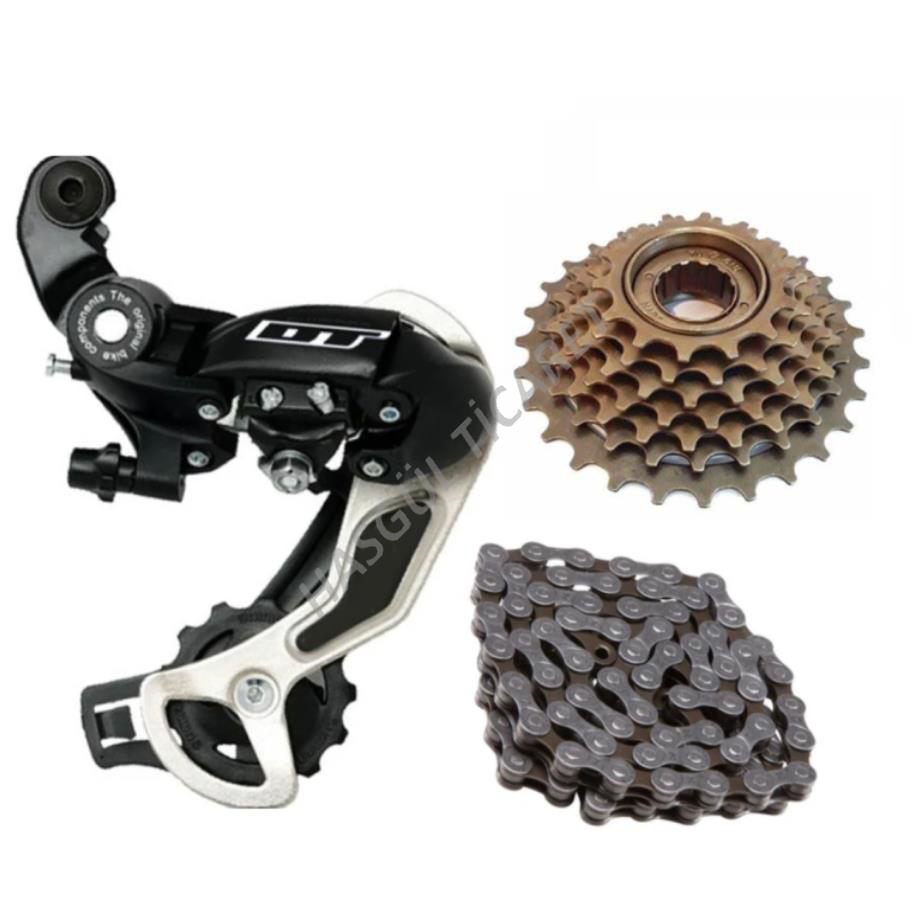 Hsgl  Bisiklet Arka Attırıcı Tx35 Kulaklı 7 Li Ruble Ve Zincir Set