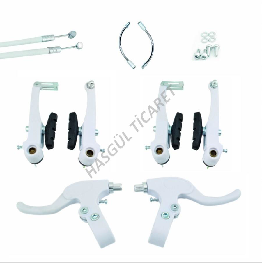 Hsgl Bisiklet Beyaz V Fren 16/20 Jant Fren Takımı Bisiklet Fren Hsgl Bisiklet Beyaz V Fren 16/20 Jant Fren Takımı Bisiklet Fren