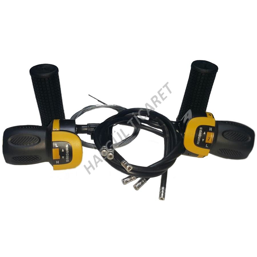 Hsgl  Bisiklet Göstergeli Sari Vites Kolu