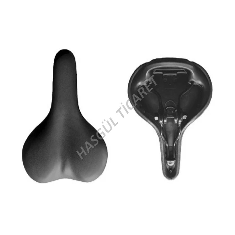 HSGL BİSİKLET  GENİŞ KONFORLU LUX SİYAH SELE