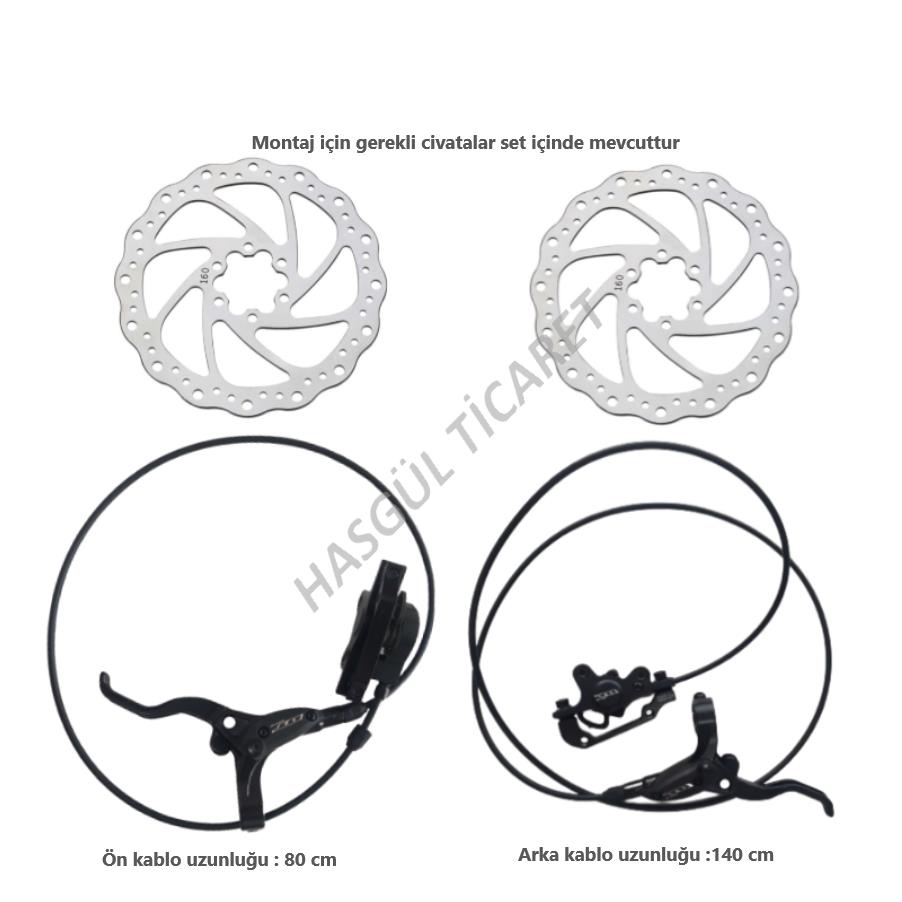 Hsgl Bisiklet Hidrolik Disk Fren Seti HD-M 500 Bisiklet Fren Site