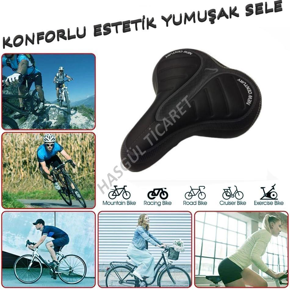 Hsgl  Bisiklet New Century Reflektörlü Konforlu Yayli Şehir Yol Se