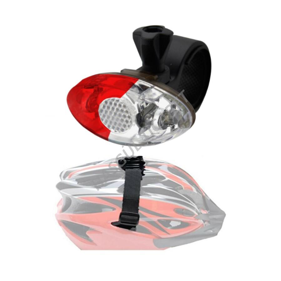 Hsgl  Bisiklet Scooter Spor Ve Kask İcin Mavi Kirmizi Çakarli İşik