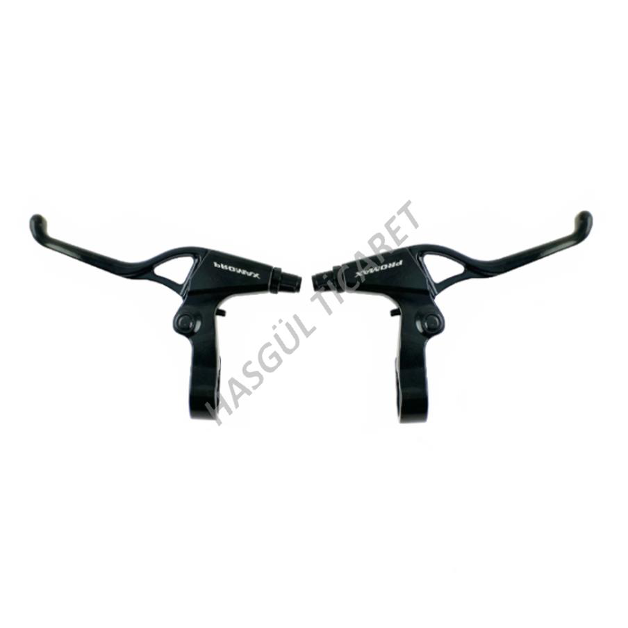 Hsgl  Bisiklet Siyah Full Aluminyum Promax V-Fren Kırmızı Fren Dış