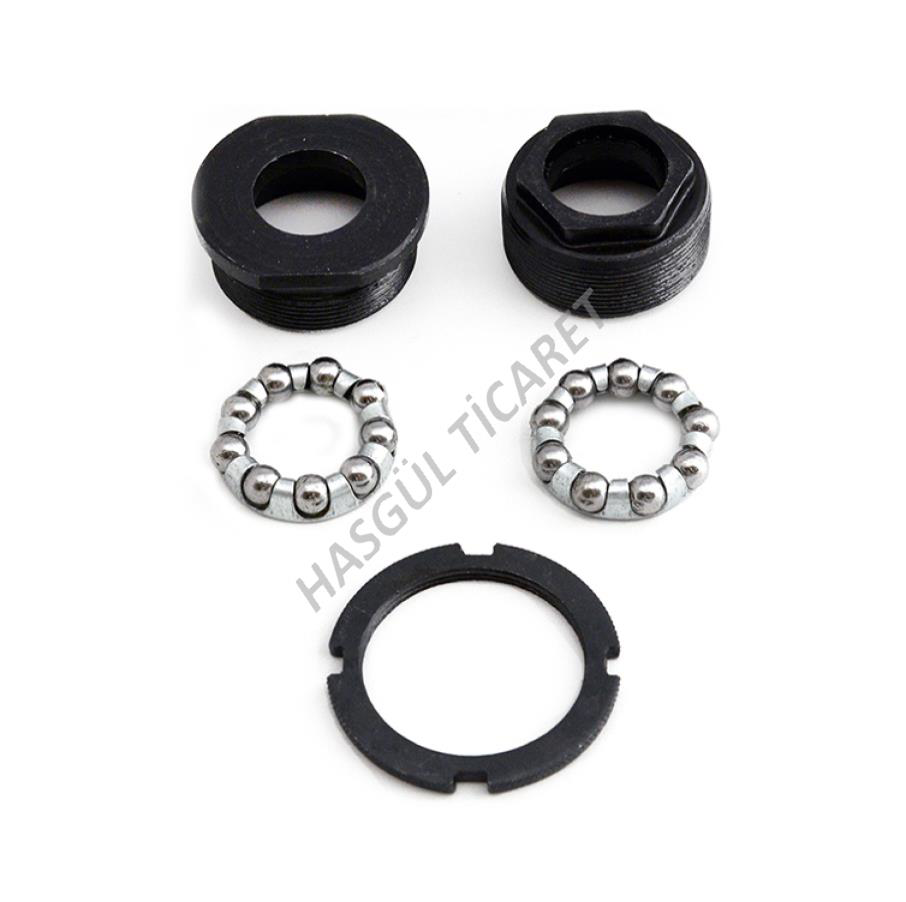 Hsgl  Bisiklet Siyah Orta Yatak Set Aynakol Orta Yatak Ytk100