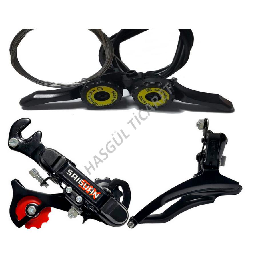 Hsgl Bisiklet Ty 05 Vites Kolu Siyah Ön Arka Attirici Set Hsgl Bisiklet Ty 05 Vites Kolu Siyah Ön Arka Attirici Set