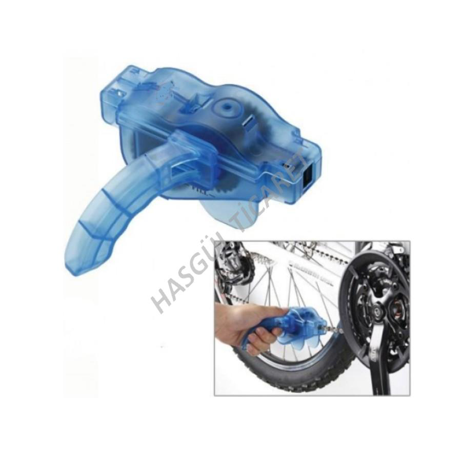 Hsgl  Bisiklet Zinciri Fırcalı Temizleme Aparatı Mavi