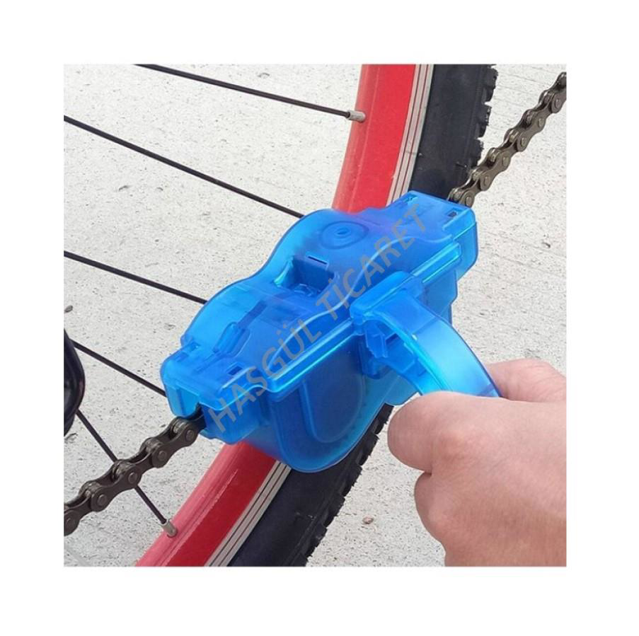Hsgl  Bisiklet Zinciri Fırcalı Temizleme Aparatı Mavi