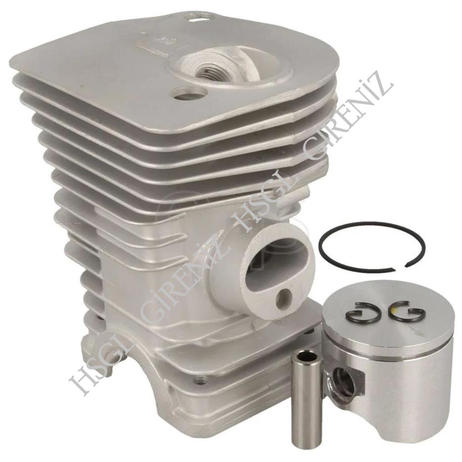 HSGL Husqvarna 345 Uyumlu 42 mm Silindir Piston Seti  Motorlu Tes
