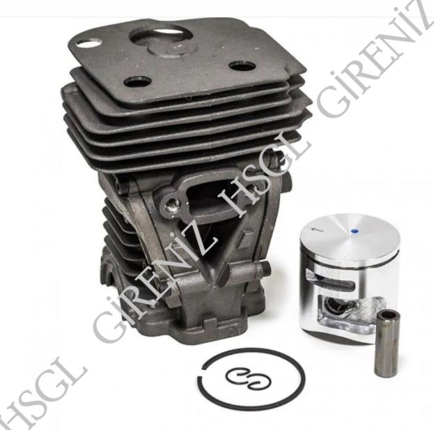 HSGL Husqvarna 445 Uyumlu 42 mm Silindir Piston Seti  Motorlu Tes