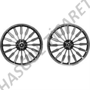 Hsgl  Küba Çita Agk Cg Mizrak Oklu Ön 17 Arka 18 Jant Takimi 1.40X