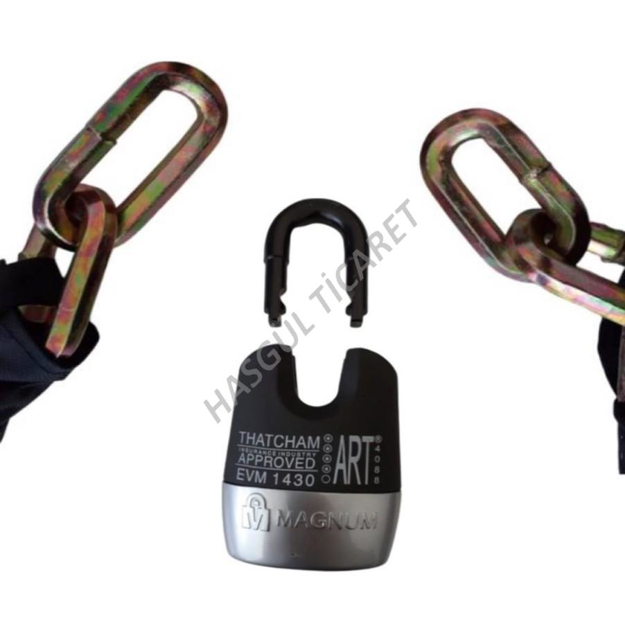Hsgl  Magnum Zincir Kilit Yüksek Güvenlik 110 Cm  X 12Mm