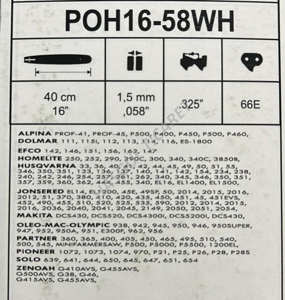 Hsgl  Motorlu Testere Husq   137  140 142  3/25 32 Diş Kilavuz  Po