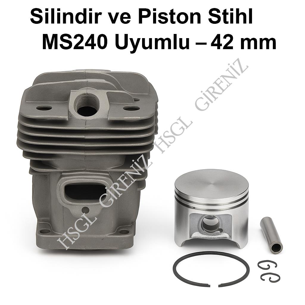 Hsgl  Motorlu Testere Silindir Ve Piston Stihl Ms240 024 Uyumlu – 